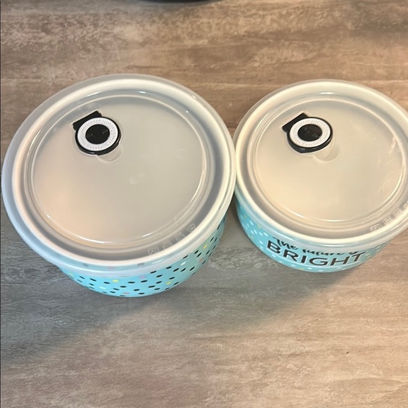 Blue Polka Dot Storage Containers - Picture 2 of 6